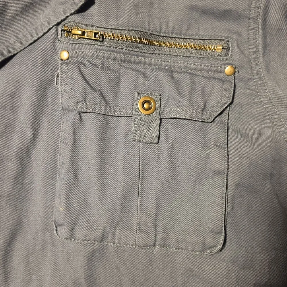 Boulder Creek Trading Company Jacket Men 5XL Tall Gray Field Utility Pocketed